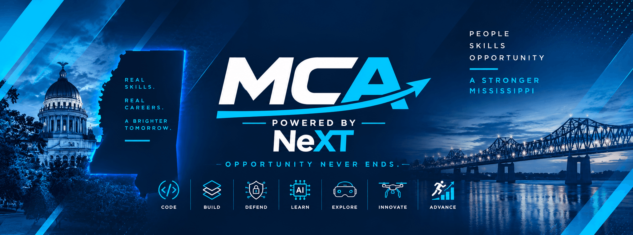 MCA powered by NeXT — real skills, real careers, and opportunity for a stronger Mississippi